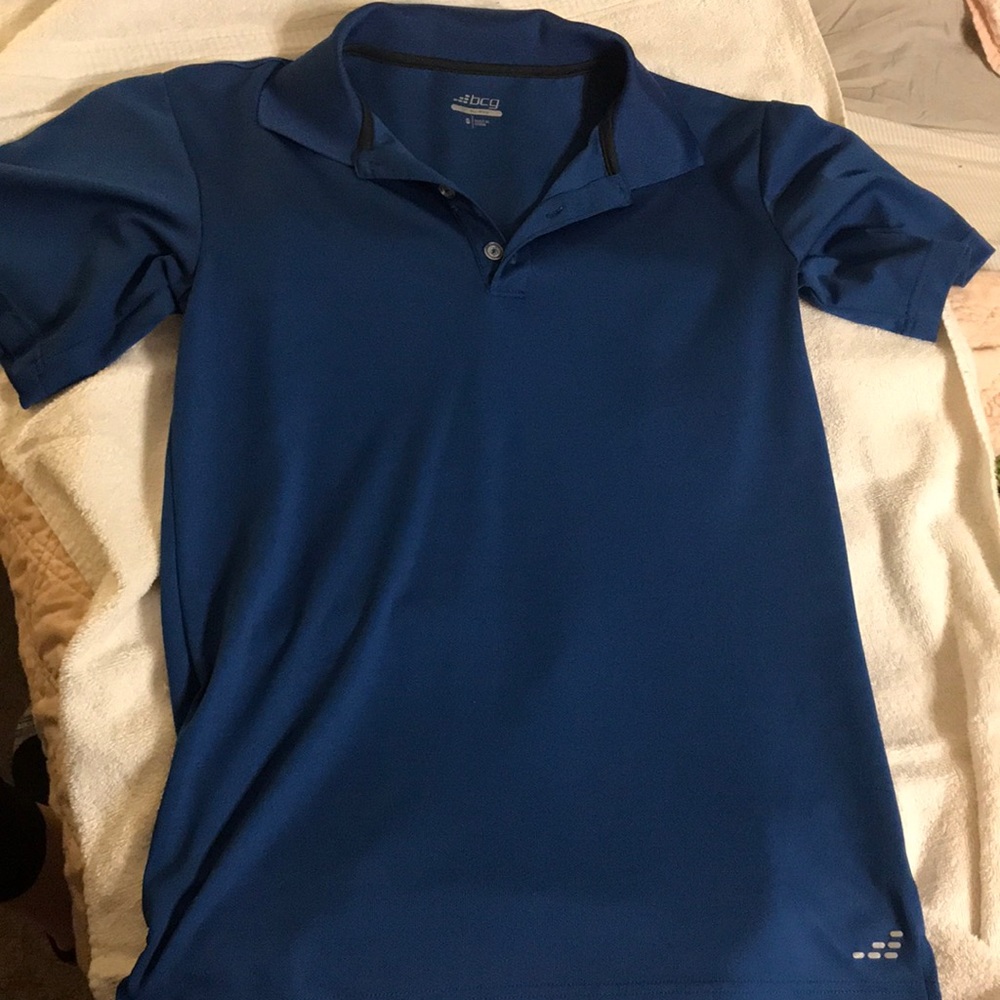 Men’s small BCG collar shirt - blue